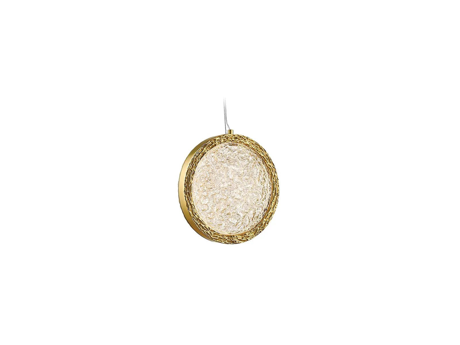 polished brass pendant