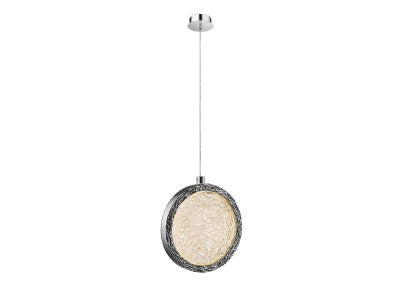 polished nickel pendant