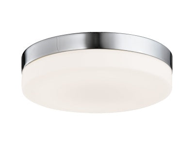 brushed nickel flushmonut sconce