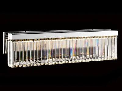 polished nickel wall sconce