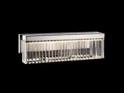 polished nickel wall sconce