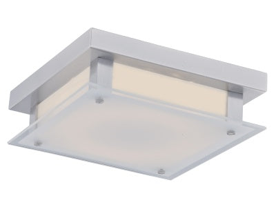 polished chrome flushmount sconce