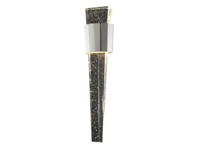 polished nickel wall sconce