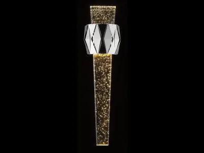 polished nickel wall sconce