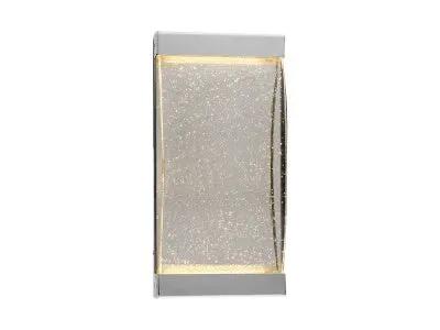 polished nickel wall sconce