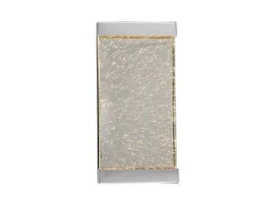 polished nickel wall sconce
