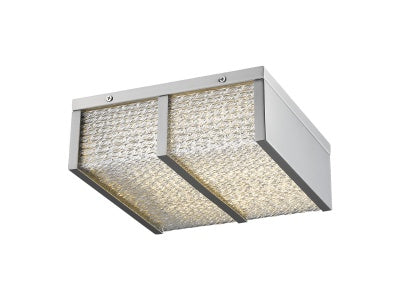 brushed nickel flushmount sconce