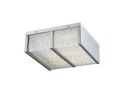 polished chrome flushmount sconce