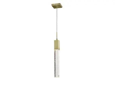 brushed brass single pendant