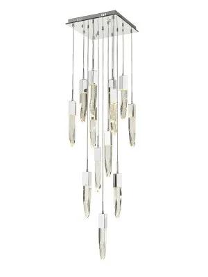 chrome flushmount pendant