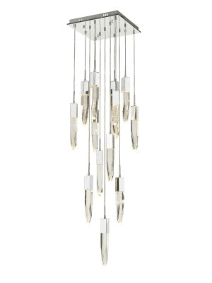 chrome flushmount pendant