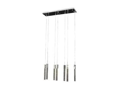 polished chrome flushmount pendant
