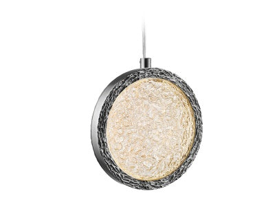 polished nickel pendant