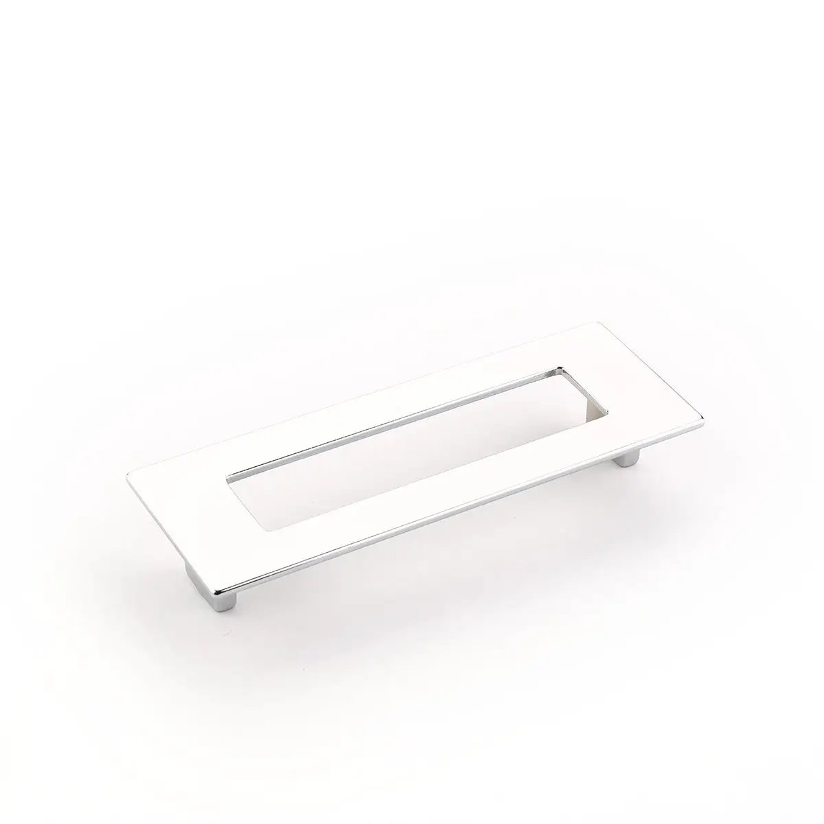 polished chrome cabinet pull
