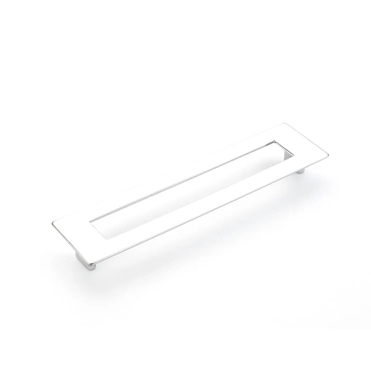 polished chrome cabinet pull