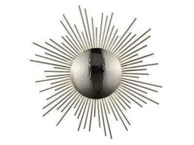 polished nickel wall sconce