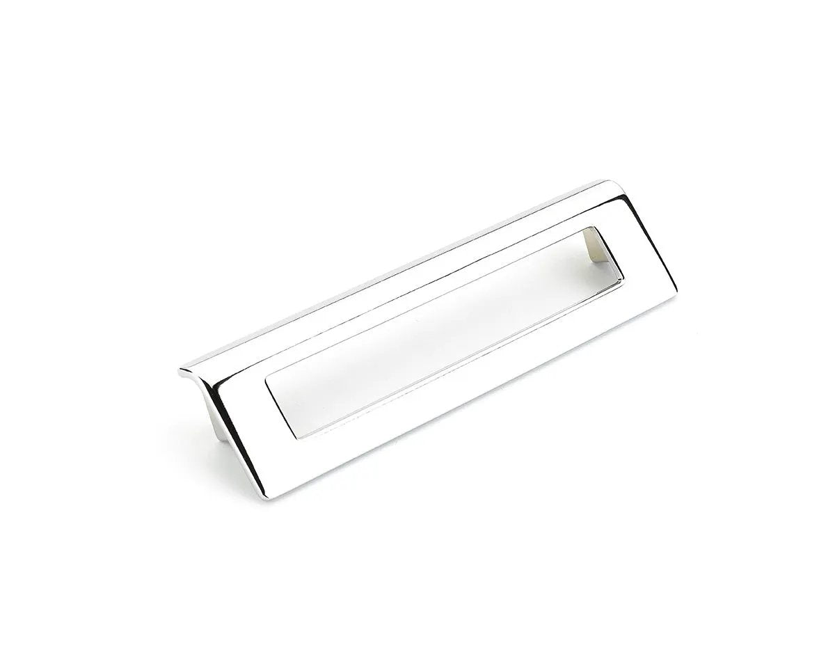 polished chrome cabinet knob
