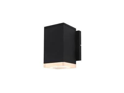 black wallmount sconce