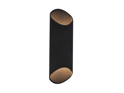 black LED wallmount sconce