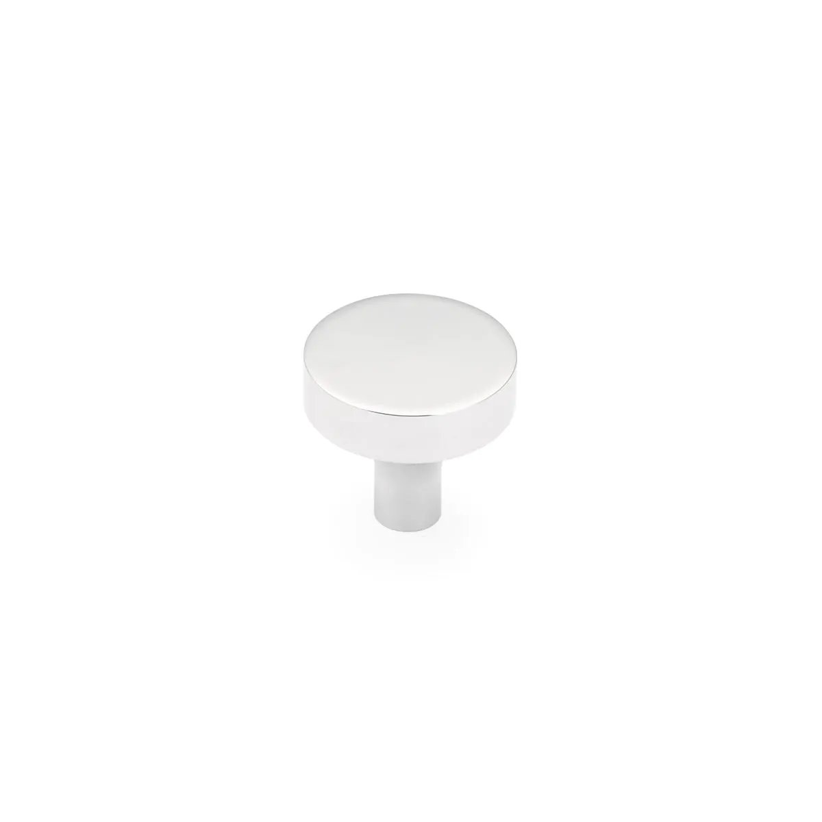 polished chrome cabinet knob