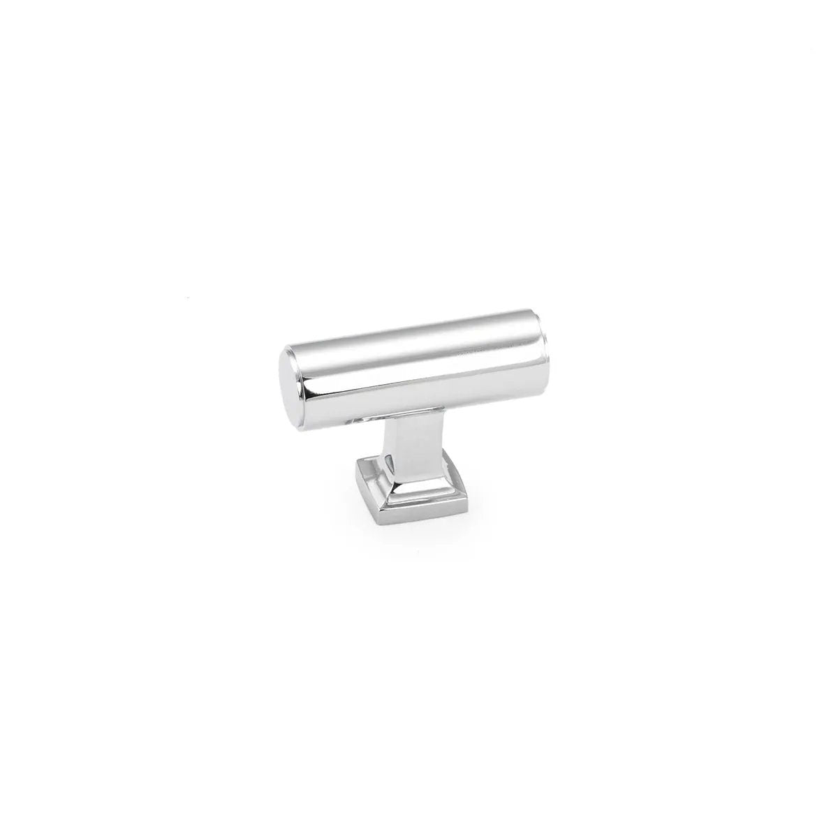 polished chrome cabinet knob