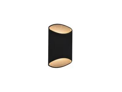 black LED wallmount sconce