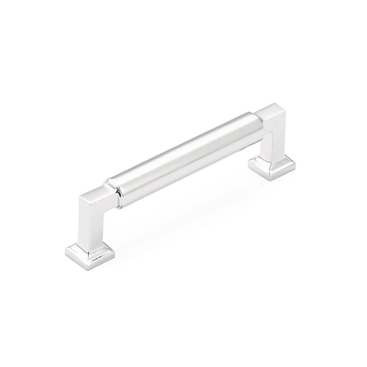 polished chrome cabinet pull