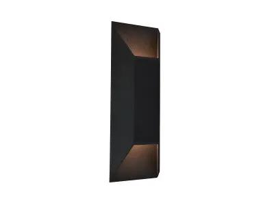 black LED wallmount sconce