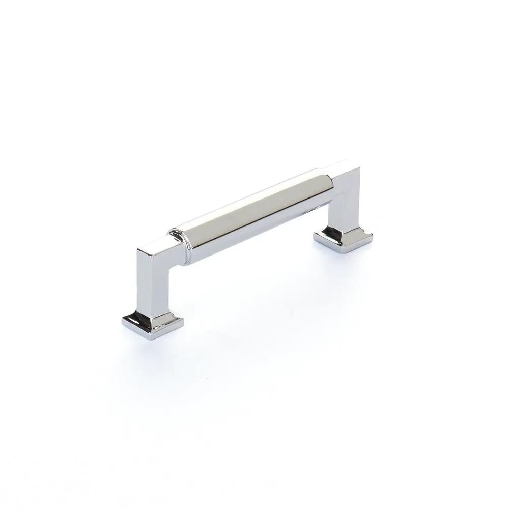 polished chrome cabinet pull