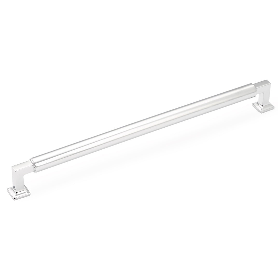 polished chrome appliance pull