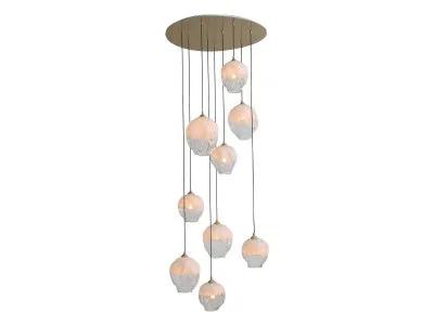 brushed brass pendant