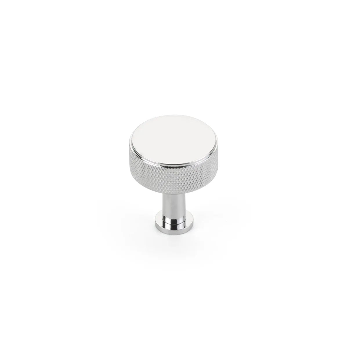 polished chrome cabinet knob
