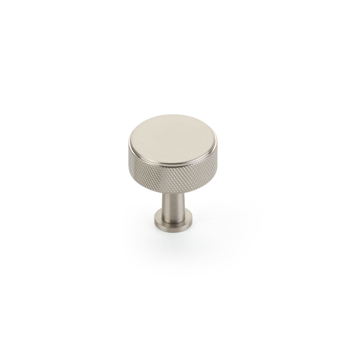 brushed nickel cabinet knob