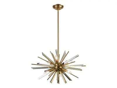 antique brass hanging chandelier