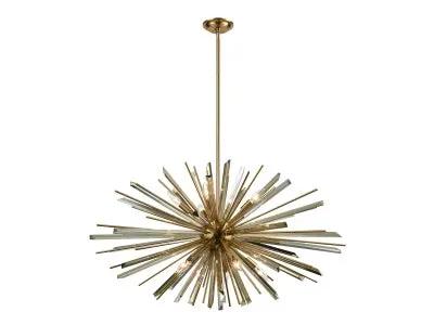 antique brass hanging chandelier