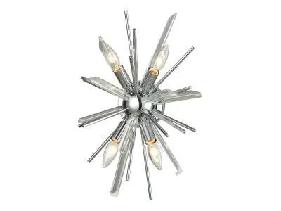 chrome wall sconce