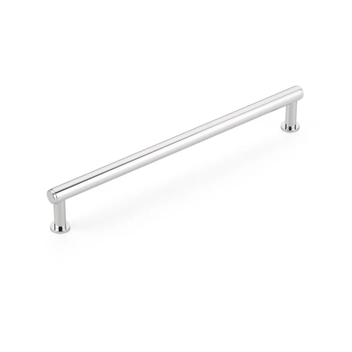 polished chrome cabinet pull