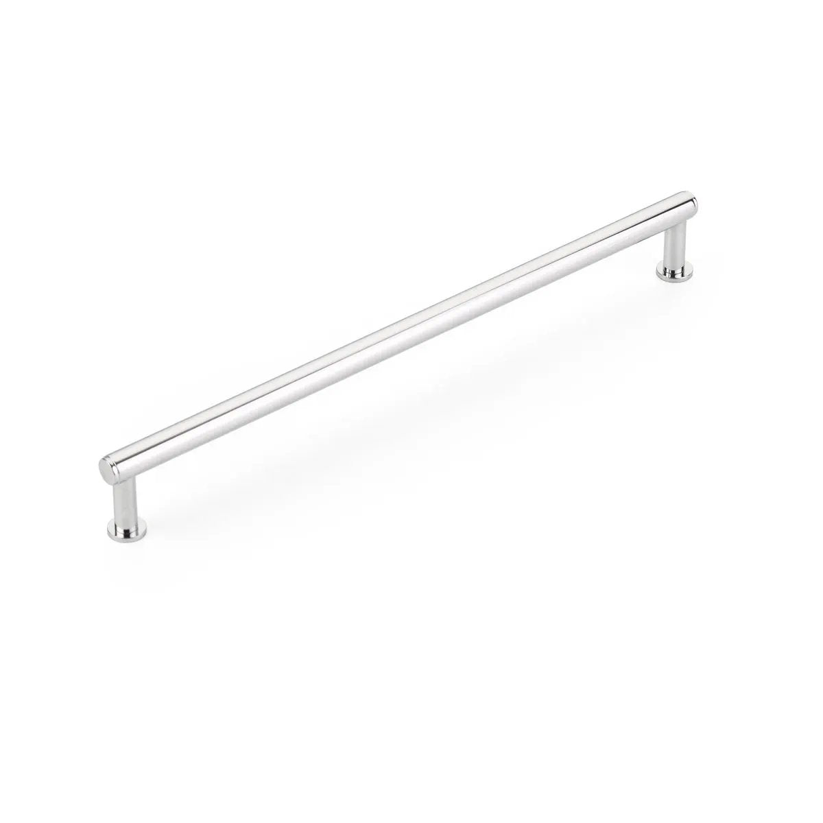 polished chrome cabinet pull