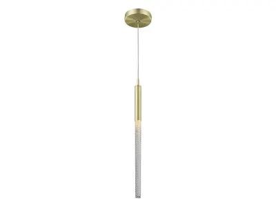 brushed brass single pendant