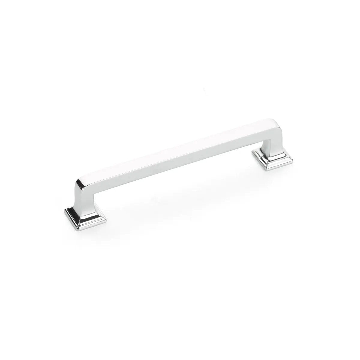 polished chrome cabinet pull