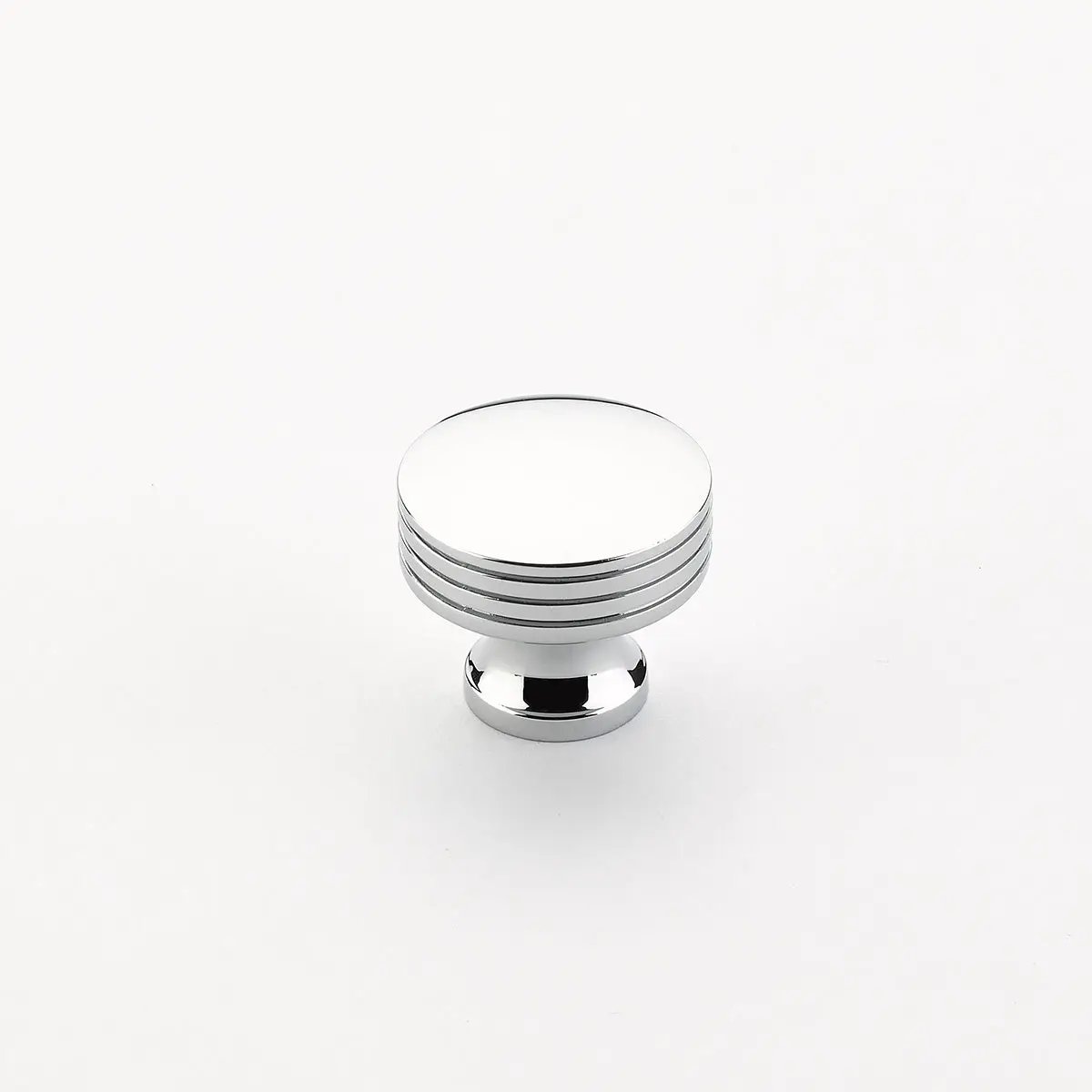 polished chrome cabinet knob