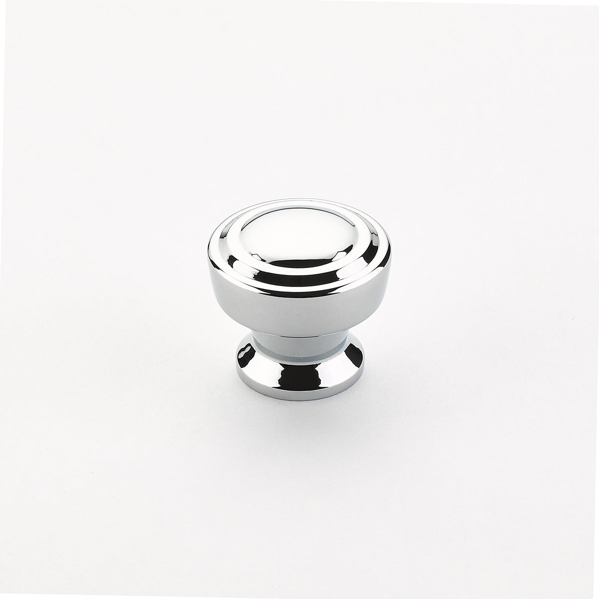 polished chrome cabinet knob