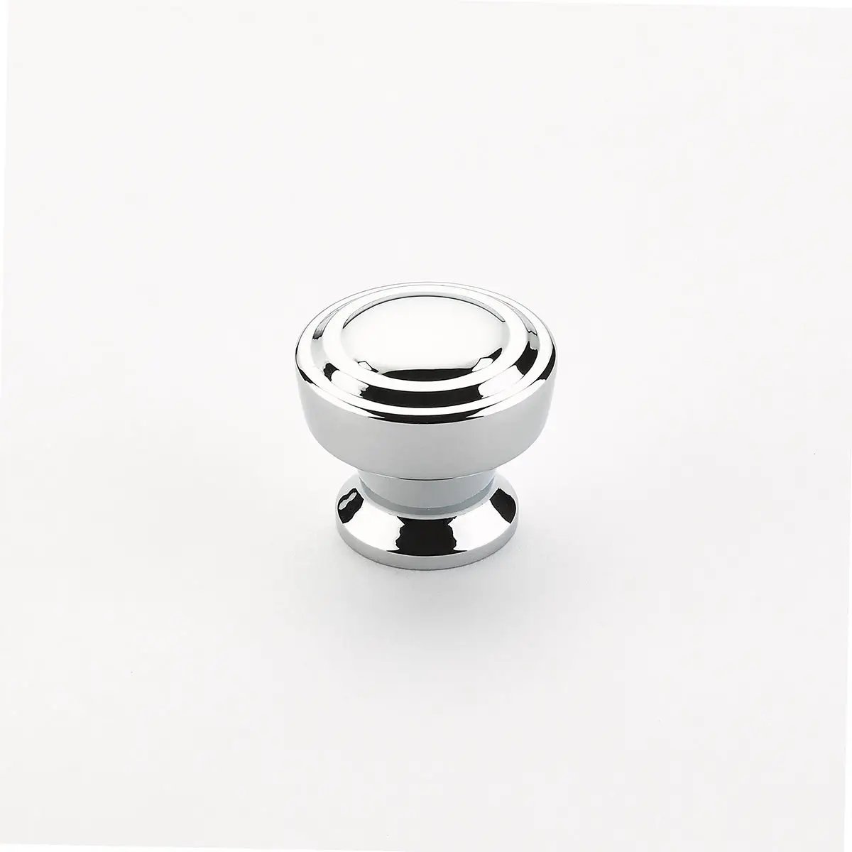 polished chrome cabinet knob