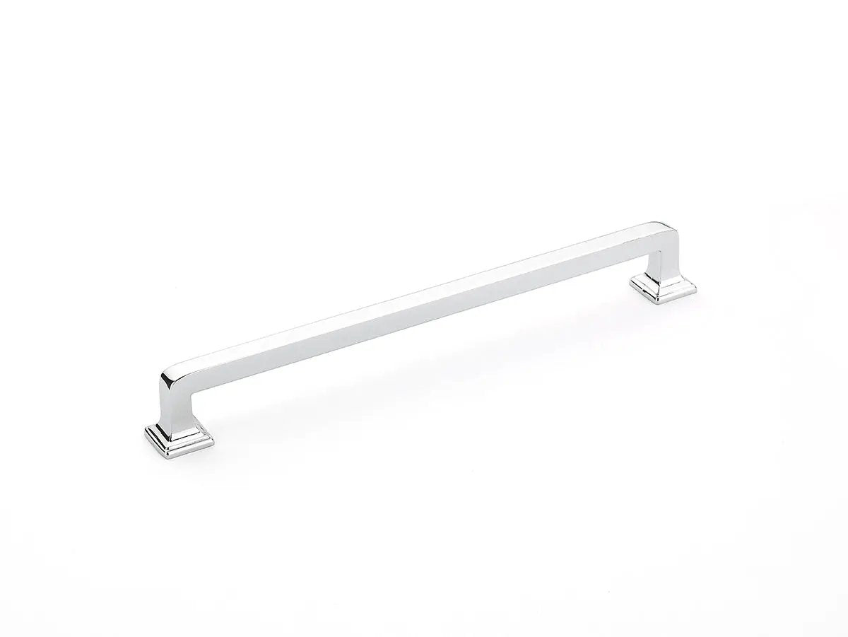 polished chrome cabinet pull