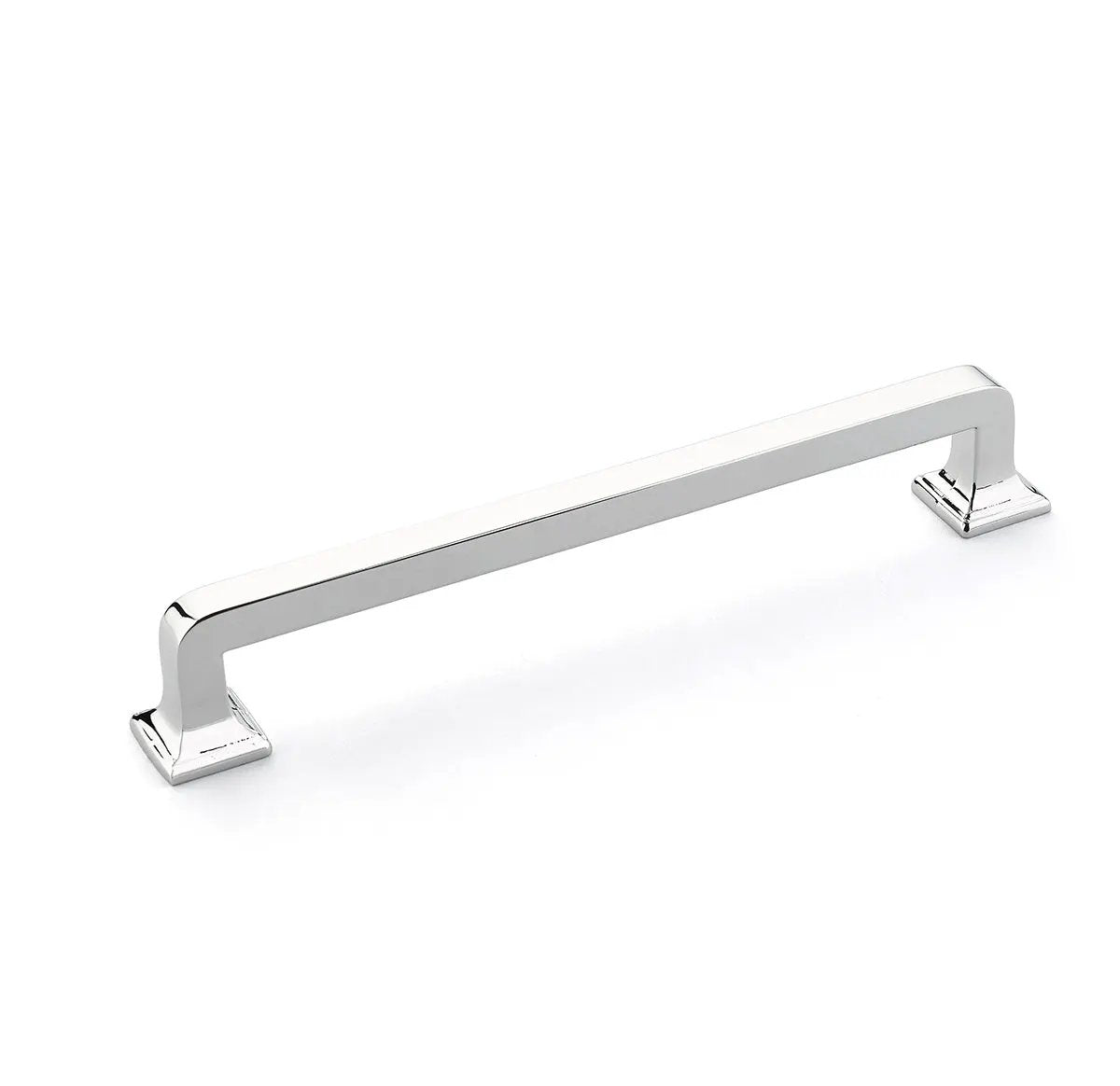 polished chrome cabinet pull