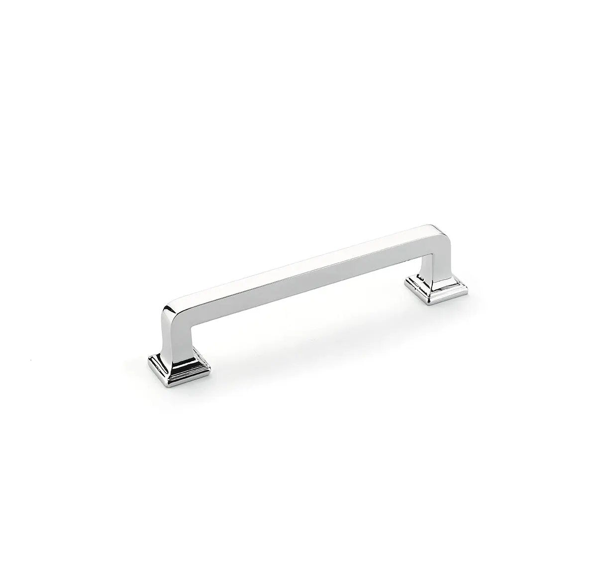polished chrome cabinet pull