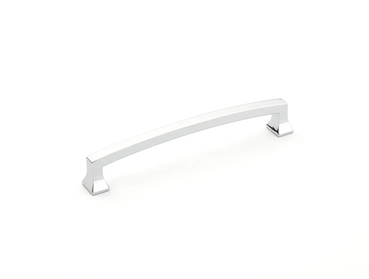 polished chrome cabinet pull