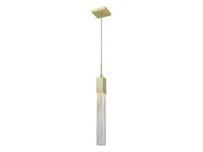 brushed brass single pendant