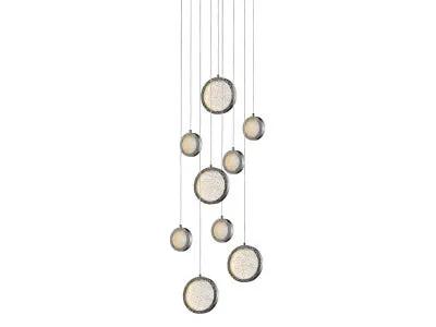 polished nickel pendant