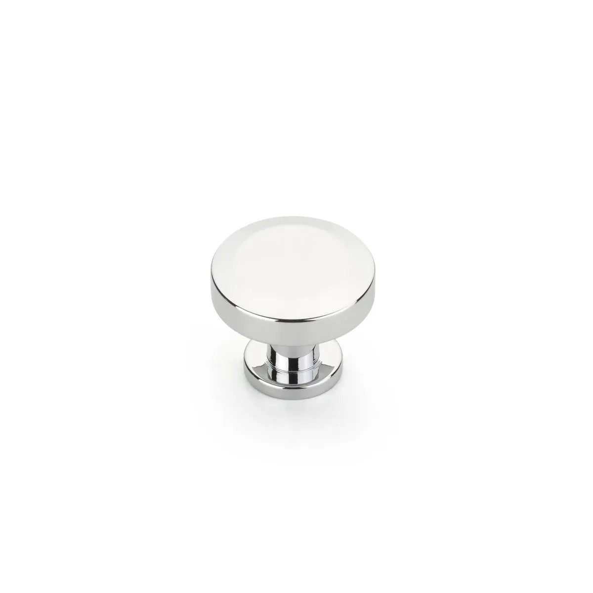 polished chrome cabinet knob
